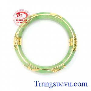 Chất lượng ngọc đảm bảo. Vòng Ngọc Cẩm Thạch May Mắn