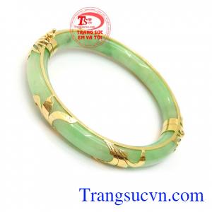 Vòng Ngọc Cẩm Thạch May Mắn chế tác đẹp. Vòng Ngọc Cẩm Thạch May Mắn