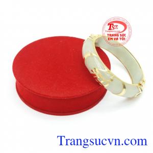Vòng Ngọc Vàng Chữ Phúc chế tác đẹp. Vòng Ngọc Vàng Chữ Phúc