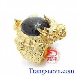 Nhẫn Long Quy Sapphire Sao