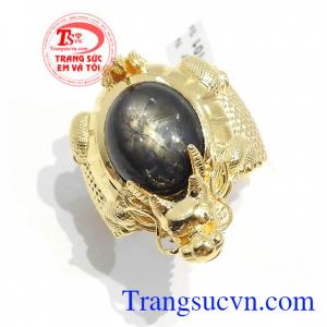 Nhẫn Long Quy Sapphire Sao