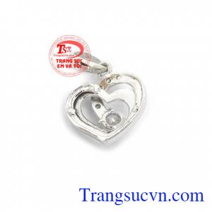 Mặt dây chuyền trái tim đẹp bảo hành 6 tháng, giao hàng nhanh trên toàn quôc