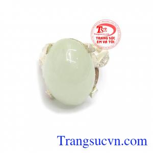 Nhẫn nữ bạc tinh tế, Nhẫn dành cho người đeo ngón giữa