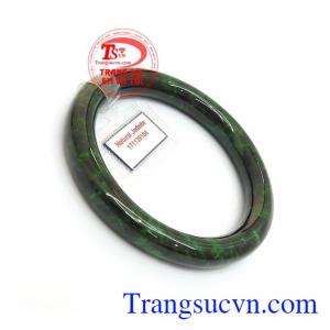 Vòng tay bản tròn đẹp, Vòng Tay Phỉ Thúy May Mắn