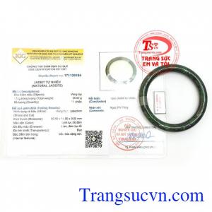 Giấy kiểm định Vòng Tay Phỉ Thúy May Mắn