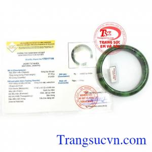 Giấy kiểm định Vòng Ngọc Sơn Thủy Thịnh Vượng