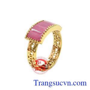 Nhẫn ruby kim tiền thịnh vượng