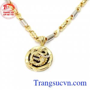 Mặt dây nam rồng vàng sang trọng là sản phẩm mặt dây rồng vàng, sản phẩm chế tác 3D tinh tế, sang trọng
