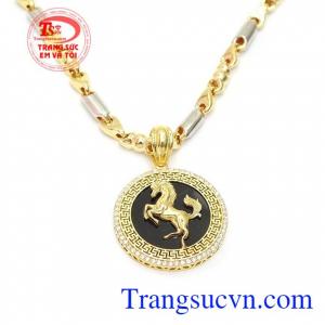 Mặt dây vàng phi mã bảo hành 6 tháng, giao hàng trên toàn quốc