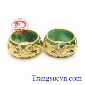 Nhẫn Ngọc Rồng Vàng Tài Lộc
