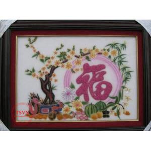 Tranh đá quý Chữ Phúc