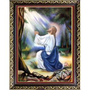 Tranh đá quý Chúa Giê su cầu nguyện