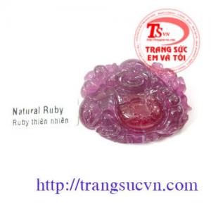 Mặt phật di lặc ruby