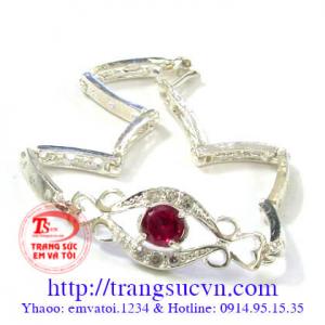 lắc nữ bạc đẹp