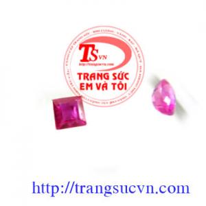 Ruby vuông nhỏ 3,8mm