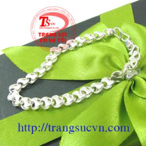lắc tay nam bạc đẹp