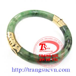 Vòng ngọc vàng 18k