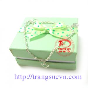 lắc tay bạc đẹp