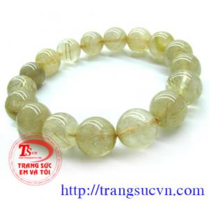 Thạch Anh Tóc vòng tay 13ly