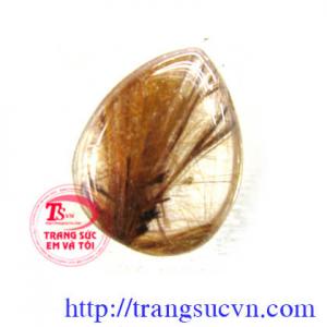 Viên thạch anh tóc giọt nước