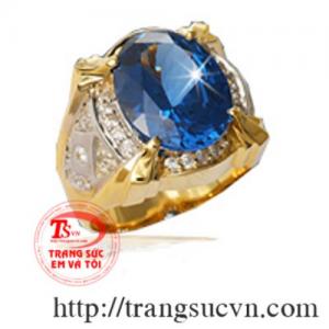 Nhẫn nam topaz danh vọng