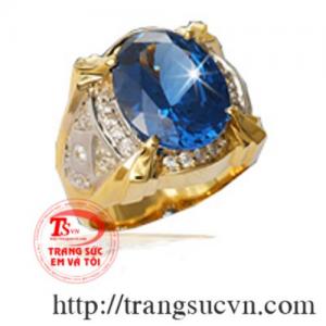 Nhẫn nam topaz