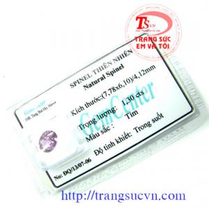 Spinel tím-Ép vỉ-kiểm định