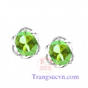 Hoa tai peridot đẹp