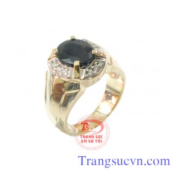 Nhẫn nam sapphire facet