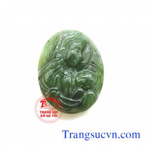 Ngọc Nephrite Mẹ Maria Đồng Trinh