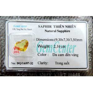 Đá Sapphire vàng đẹp