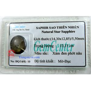 Đá Saphir sao thiên nhiên