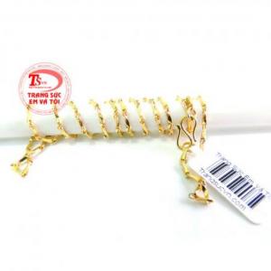 Dây chuyền vàng nữ mảnh đẹp, day chuyen vang nu dep,dây 10k,giả rẻ,day