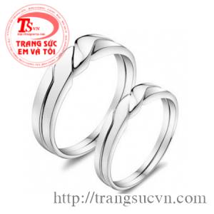 NHẪN CƯỚI VÀNG TRẮNG MẪU MỚI NĂM NAY