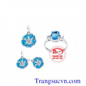 Đá Topaz vàng tây cao cấp