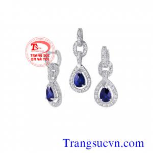 Bộ Saphir vàng tây