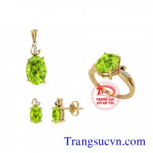 Đá Peridot thiên nhiên tài lộc