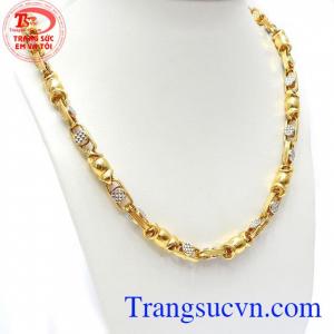 Dây chuyền nam vàng 10k sang trọng