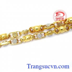 Dây chuyền nam vàng 10k sang trọng