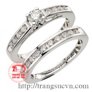 Nhẫn cưới diamond thiên nhiên đẹp