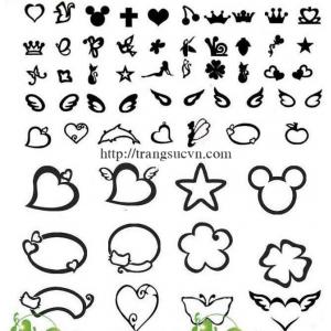 Dây chữ gắn đá quý mang tên bạn