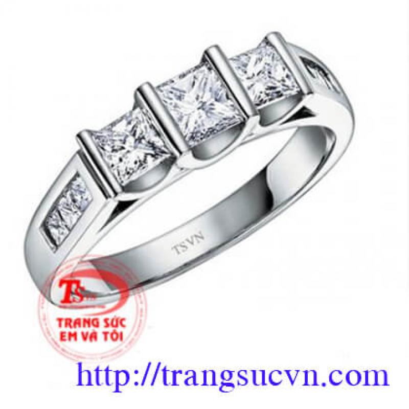 nhẫn kim cương nhân tạo cho nam