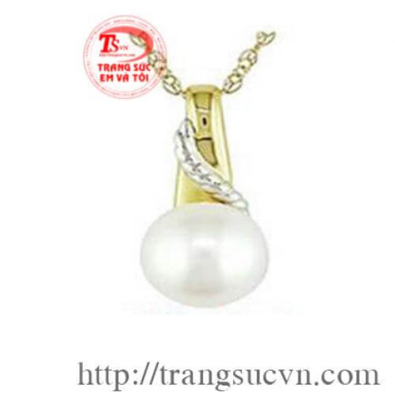 Mặt dây ngọc trai tươi sáng