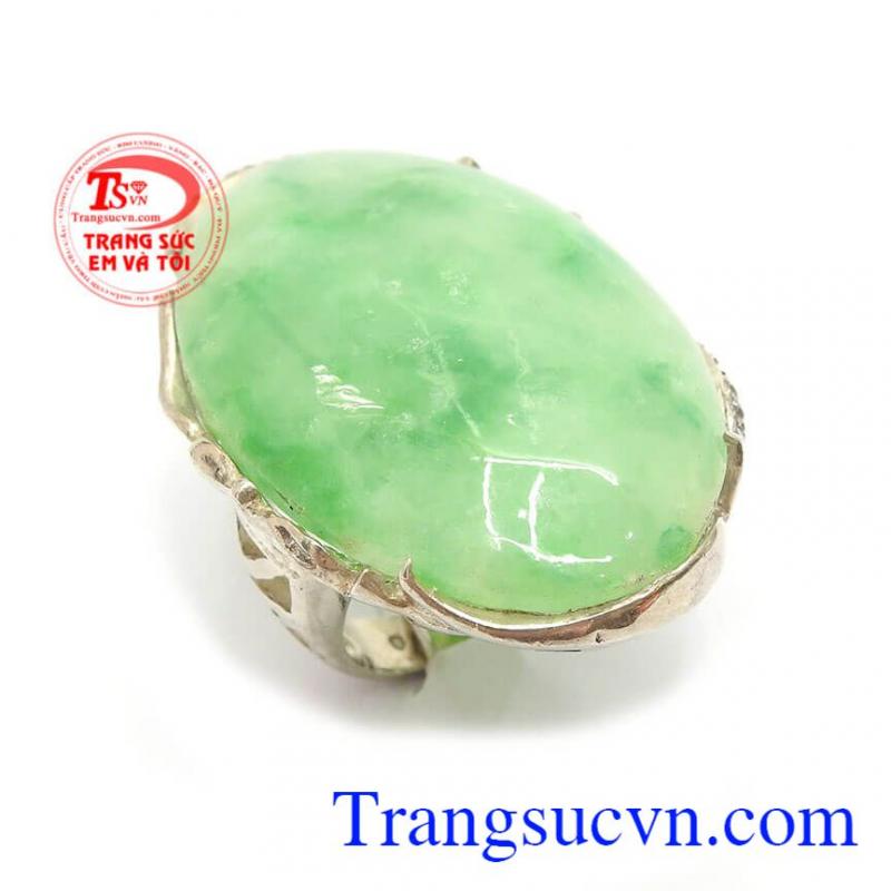Nhẫn bạc ngọc đẹp