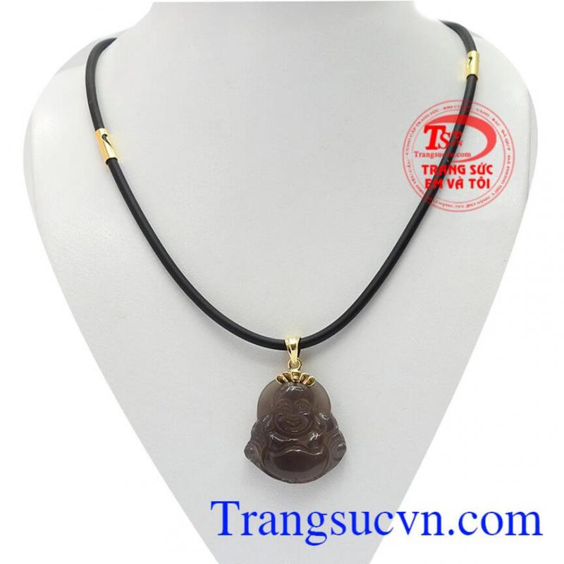 Bộ trang sức di lặc mã não may mắn