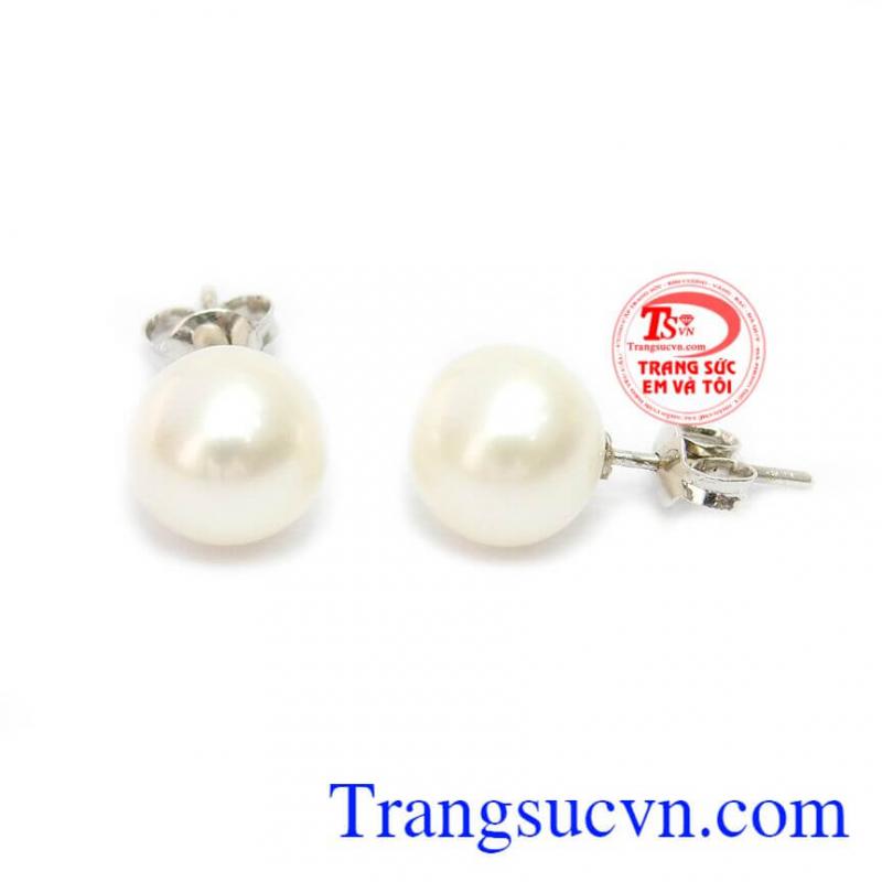 Bông tai ngọc trai quý phái
