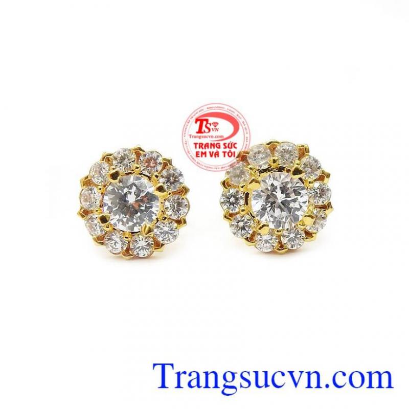 Hoa tai vàng kiều diễm