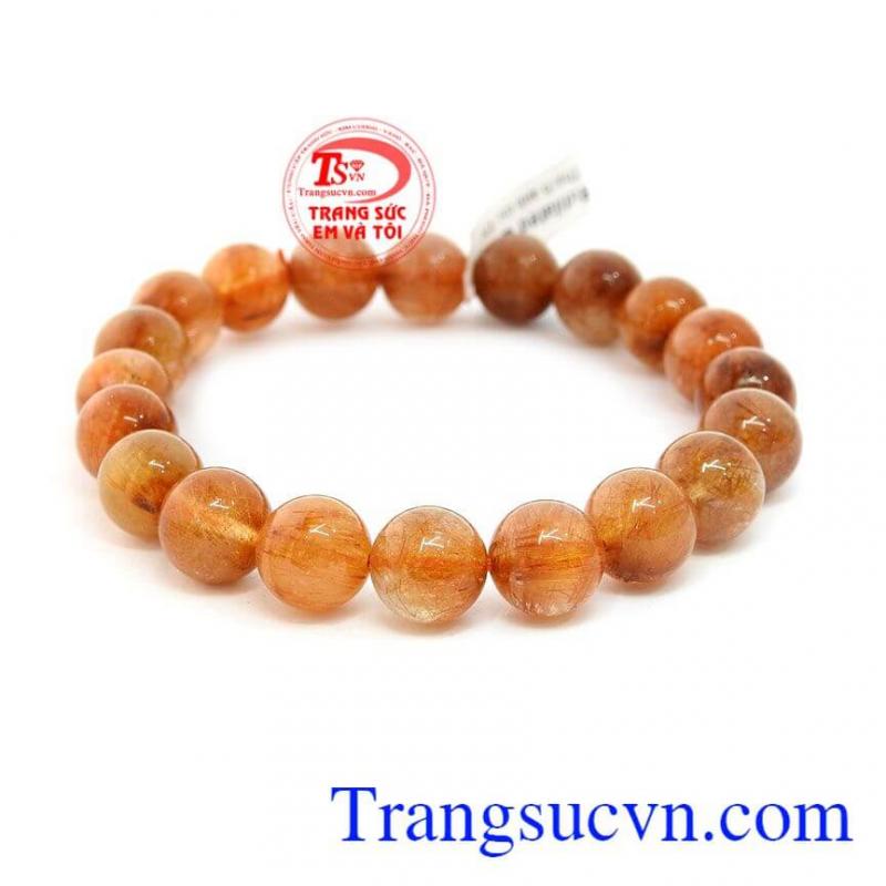 Chuỗi vòng tay thạch anh tóc 