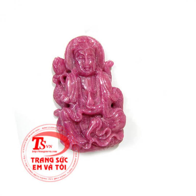 Mặt Ruby chạm khắc