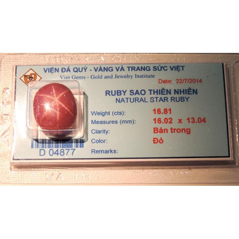 Ruby sao lục yên việt nam